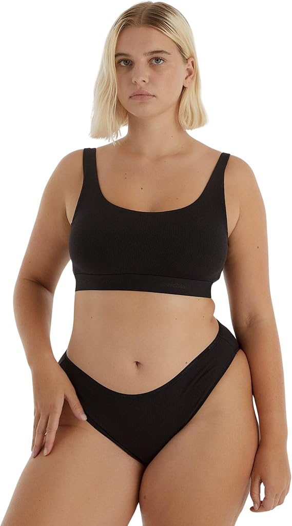 Organic Basics Women's Core Rib Organic Cotton High-leg Brief Underwear