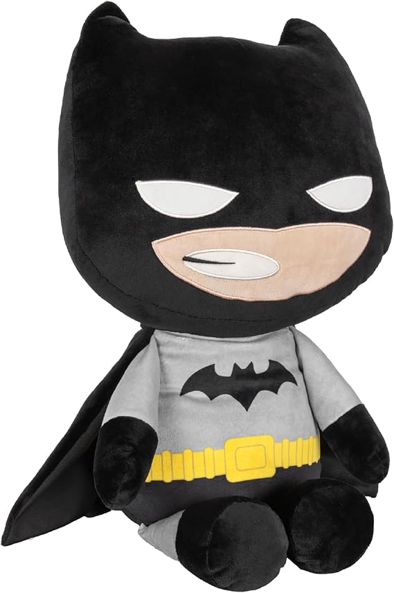 Kids Preferred DC Batman Plush, Beans in Body & Crinkle Feet, Extra Soft Stuffed Animal Toy for Baby and Toddler Boys & Girls 25 Inch Size