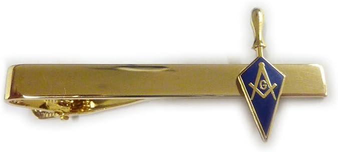 Trowel Masonic Freemason Tool Masonry Square Compass Suit Work Tie Bar Clip