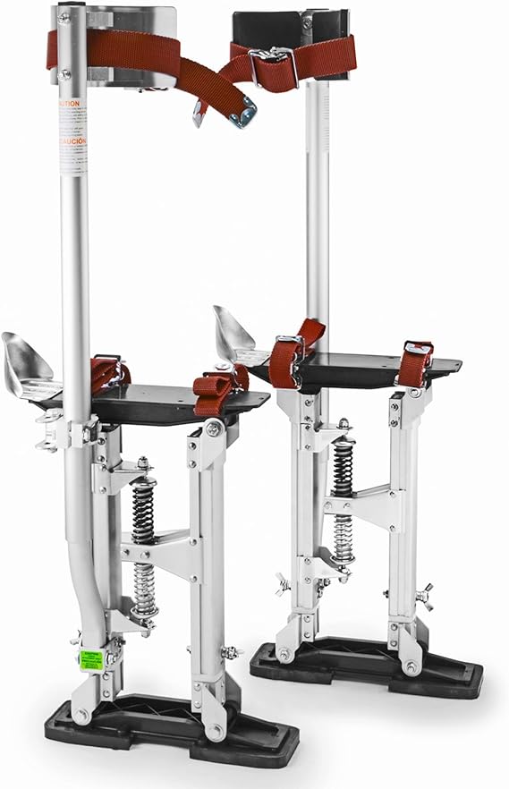 GypTool Pro 18" - 30" Drywall Stilts - Silver