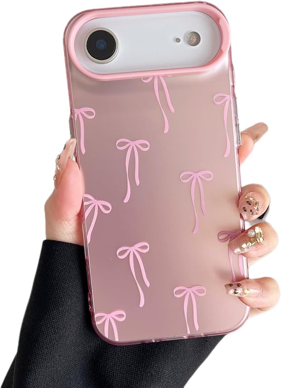 ZTOFERA Cute Pink Case for iPhone Air,Bow