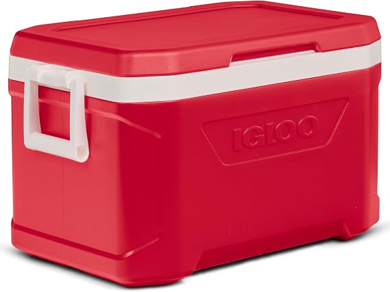 igloo Profile II Cooler Box 50, Approx. 10.6 gal (47 L), Profile 2, Red, Outdoors, Camping, Leisure, Fishing
