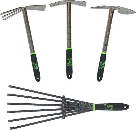 Yard Butler Terra Tuff Hand Tool Bundle, Rust-Resistant