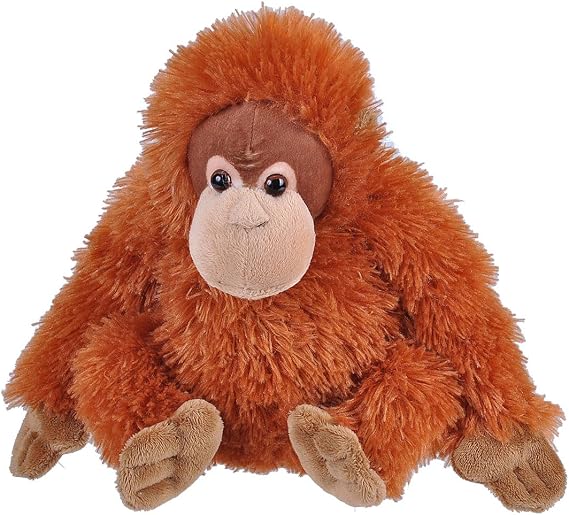 Wild Republic Orangutan Plush, Stuffed Animal, Plush Toy, Gifts for Kids, Cuddlekins 8 Inches