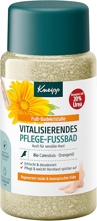 Kneipp Calendula & Huile d'orange Desodorisant Cristaux de bain de pieds 600 g