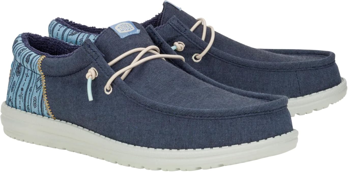 HEYDUDE Men's Wally Funk Surf Blanket Sneaker