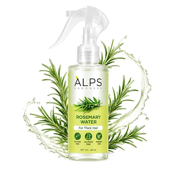 Alps Goodness Rosemary Water Spray for Hair Growth | Strengthen, Revitalize & Thicken Hair | Damage Repair & Hair Loss Control | Adds Shine & Reduces Frizz | 6.76 Fl Oz (200ml)