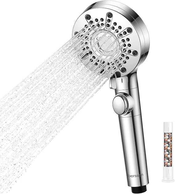 Shower Head with Filter High Pressure Shower Head with 5+1 Jet Types