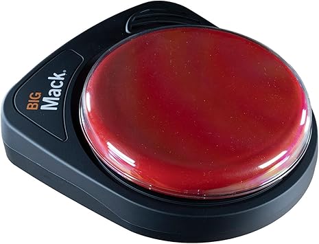 AbleNet BIGmack AAC Communication Device - Speech Therapy Communication Aid for Nonverbal Kids & Adults - Product Number #10000041