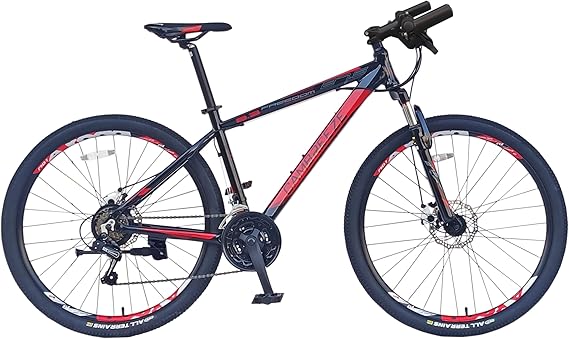 Totem Cambreeze Unisex's Mountain Bike/Bicycles 27.5'' Wheel Lightweight Aluminium Frame 21 Speeds Shimano Disc Brake