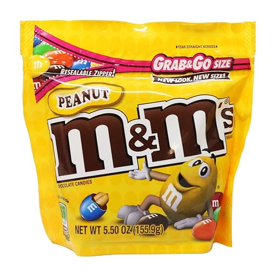 Mars Chocolate M&Ms Peanut Chocolate Standup, 5 oz