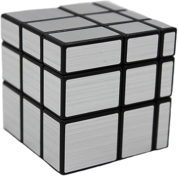 MESHIKAIER Professional 3x3x3 Silver Magic Mirror Cube Speed Puzzle Cube