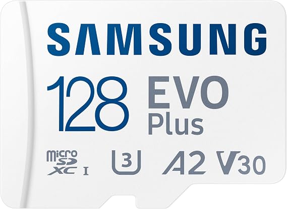 Samsung EVO Plus 128GB microSDXC Memory Card with SD Adapter, up to 160MB/s