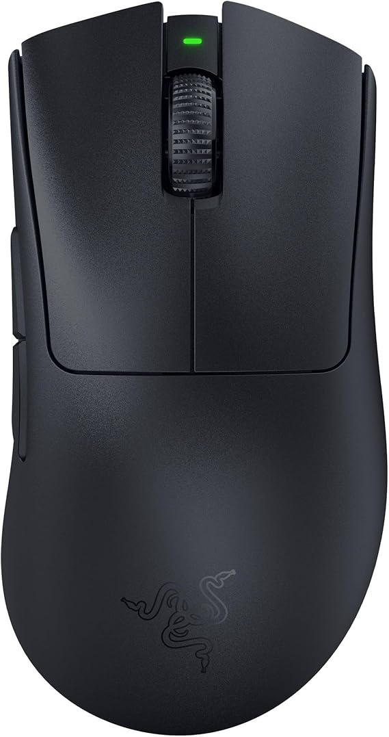 Razer DeathAdder V3 Pro - Lightweight Wireless Ergonomic Esports Mouse (63g Lightweight Design, Focus Pro 30K Optical Sensor, Mouse Switch Gen-3, HyperSpeed Wireless) Black