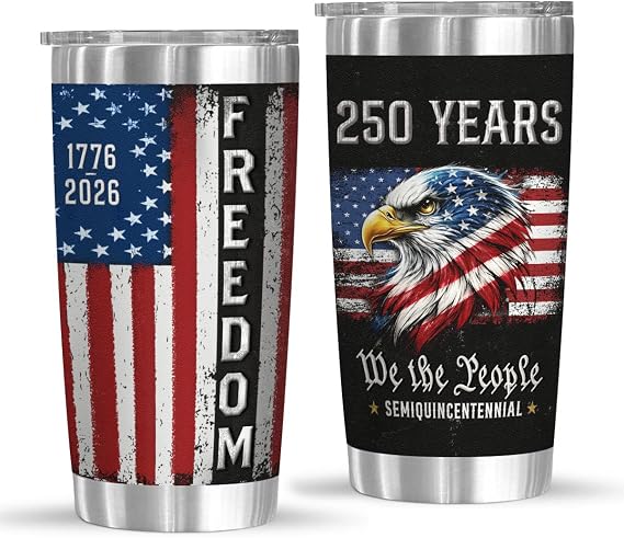 250 Anniversary USA Tumbler - United States 250th Anniversary Cups For Mens