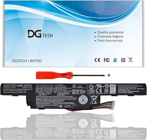 AS16B8J AS16B5J Laptop Battery for Acer Aspire E5-575G 15.6" E5-575G E5-575G-53VG E5-575G-75MD E5-575-33BM E5-575G-57D4 E5-575G-5341 E5-575G-549D F5-573G 31CR19/66-2 3INR19/66-2(11.1V 62.2Wh/5600mAh)