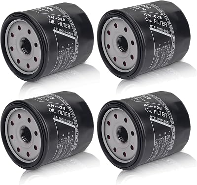 69J-13440-04-00 Oil Filter 69J-13440-03-00 for Yamaha Outboard Motor F150 F175 F200 F225 F250 Sport Boat AR SX Wake Center Consoles FSH 190 195 222 252 255 Deluxe FX HO Cruise VX, 2PCS