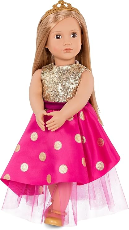 Our Generation Sarah 18-Inch Fashion Doll with Gown Outfit, Blonde, Dolls