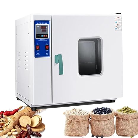 Laboratory Drying Oven, Vacuum Dryings Oven with Stainless Steel Inner,Digital Lab Thermostatic Electric Incubator Box with Temperature Control & Timer,Horizontal Electric Blast Drying Ovens(16L)