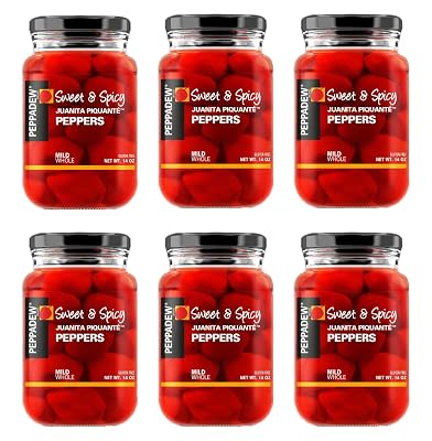 Peppadew Peppers - Mild - Value Bundle of 6 84 ounce