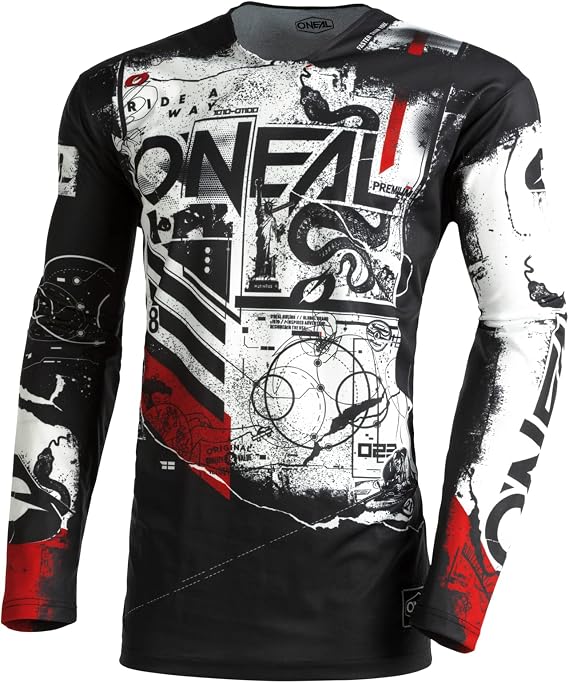 O'NEAL Mayhem Scarz Jersey, Black/White LG