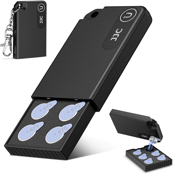 JJC Portable Size 675 LR44 Hearing Aid Battery Case Holder Storage Box