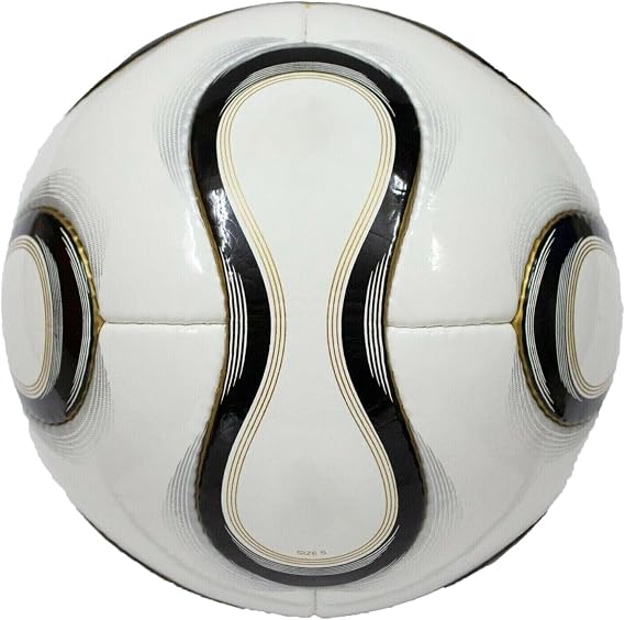 Generic Berlin World Cup 2006 Germany Final Match Football/Replica Soccer Ball (Size 5) KL207, Black & White