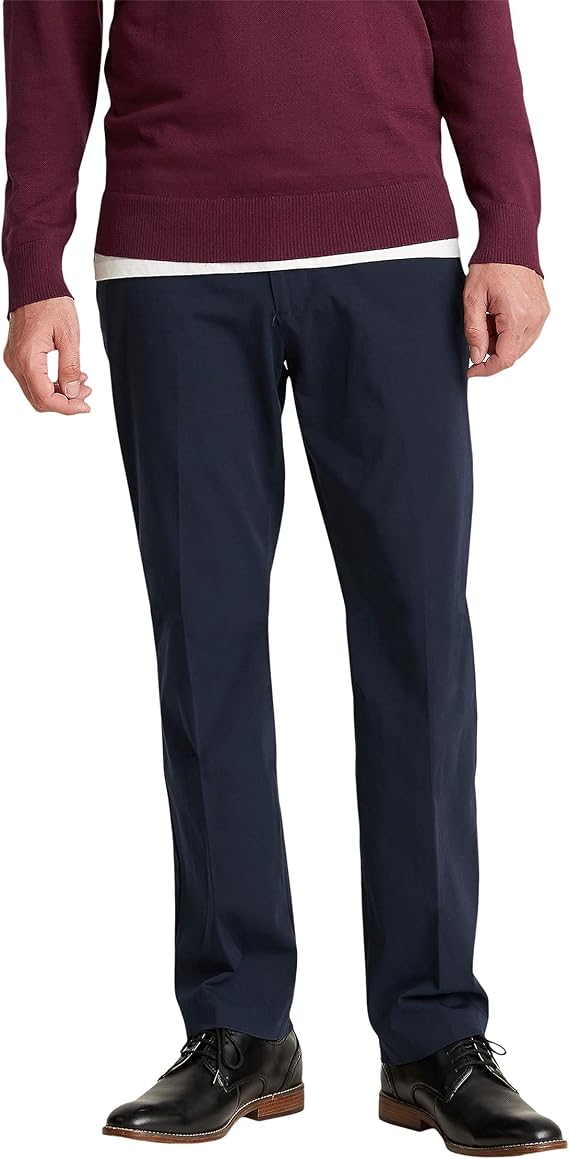 Dockers Mens City Tech Trouser Straight Fit Smart 360 Tech Pants