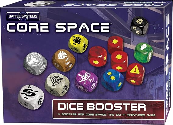 Battle Systems Core Space Dice Booster Cooperative/Solo SciFi Dungeon Crawler Board Game