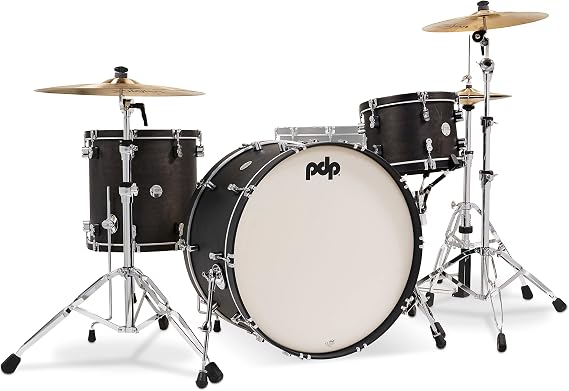 Concept Classic 3-piece Shell Pack with 26" Kick - Ebony with Ebony Hoops