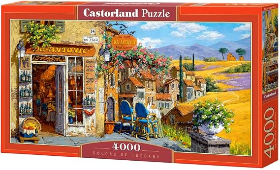 CASTORLAND 4000 Piece Jigsaw Puzzles, Colors of Tuscany, Landscape, Italy, Adult Puzzles, Castorland C-400171-2