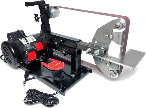 Diktator Das Toobinator 2x72 Belt Grinder Kit with 1.5HP Motor, Wheels, Base Plate and Tool Rest for Knifemaking, Metalworking or Fabrication | Made in the USA