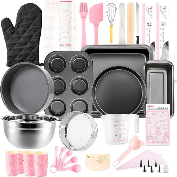 Baking Pans Set, 25 PCS Complete Cake Baking Set