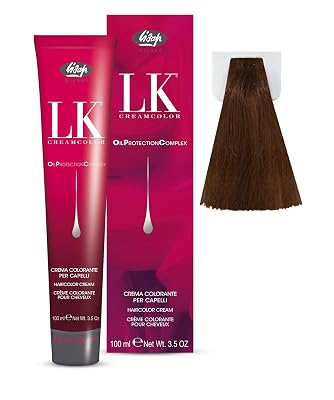 Lisap LK Oil Protection Complex Hair Color Cream, 100 ml.3.38 fl.oz. 83 - Light Golden Blonde