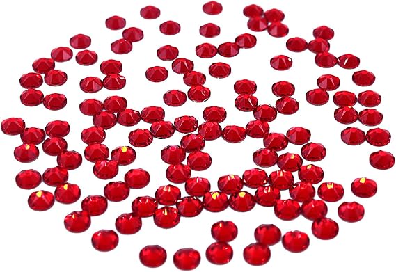 Preciosa Viva Rhinestones - No Hotfix Flatback - Light Siam - SS20 (5mm) - Choose Your Quantity (72)