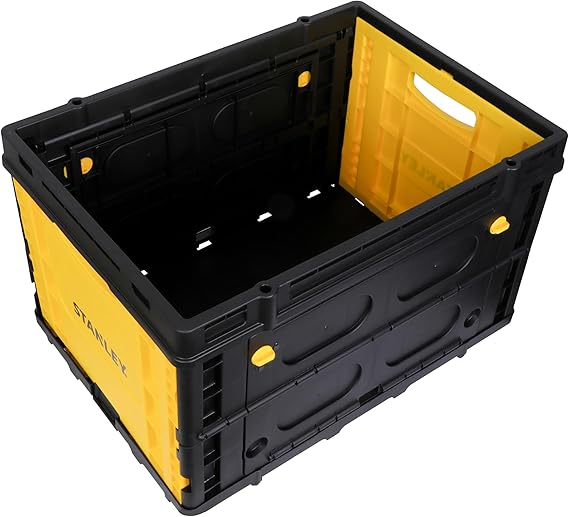 STANLEY FB533L 25Kg Multi-Purpose Transport Basket with Folding Cover