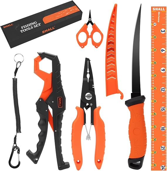 SHALL Fishing Tool Kit, Corrosion Resistant Fishing Gear and Equipment