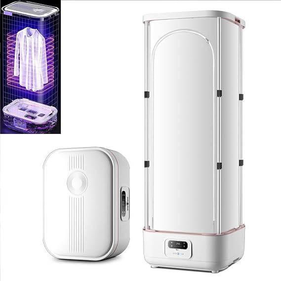Garment Steamer Automatic Ironing Machine 900w Vertical Steam Iron, Foldable and Collapsible Design with Automatic Wireless, Steam Closet for Clothes & Fabric, Quick-Drying Steam