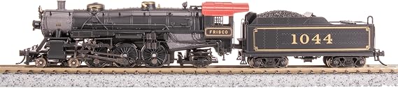 Broadway Limited 8005 Light Pacific 4-6-2, Frisco 1044, Paragon4 Sound/DC/DCC, N Scale