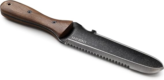 Barebones Hori Hori Classic - Garden Knife - Heat-Tempered Stainless Steel Blade and Walnut Handle