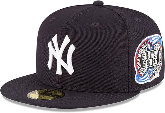 New Era New York Yankees MLB 59FIFTY 2000 Subway Series Team Color Authentic Collection Fitted On Field Cap Hat (7 1/4, New York Yankees)