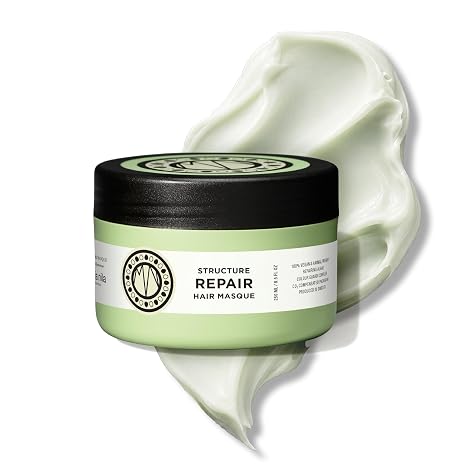 Maria Nila Structure Repair, Strengthening & Nourishing Hair Treatment For Damaged & Chemically Treated Hair, Algae Extract Rebuilds, Revitalizes & Repairs Hair, 100% Vegan & Sulfate/Paraben free