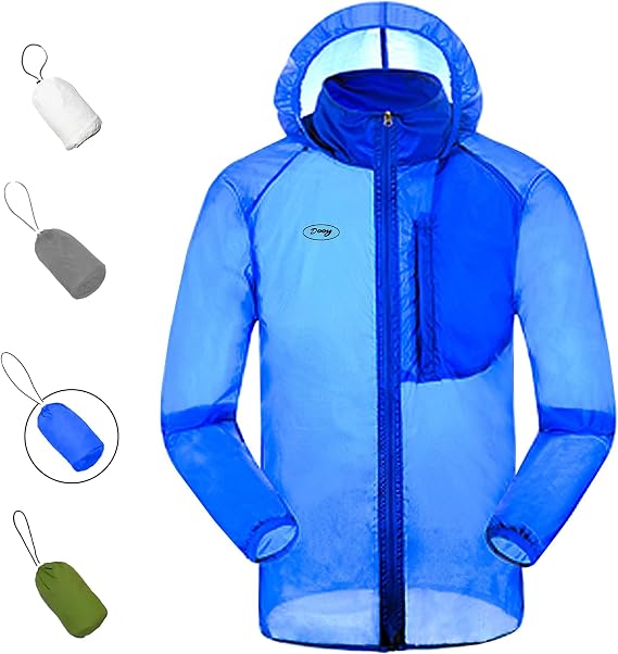 Sun Protection Jacket Ultra Light Thin Breathable Packable Outdoor Cycling Jacket Hoodie Skin Clothing for Men & Women
