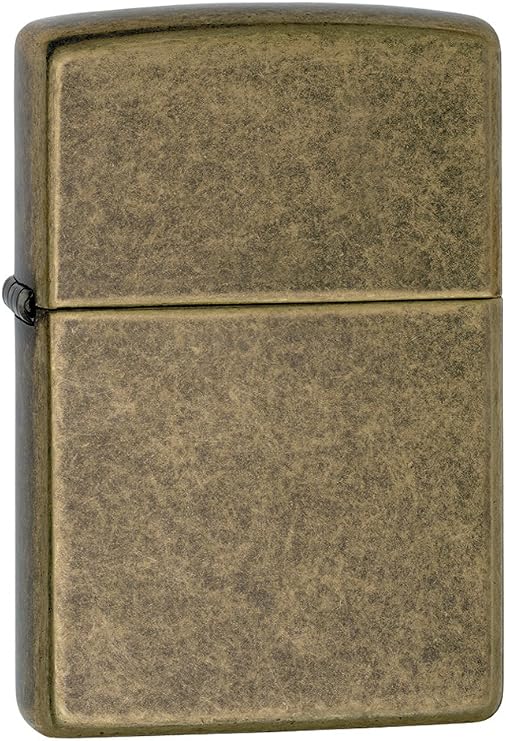 Zippo Armor Pocket Lighter, Tumbled Brass