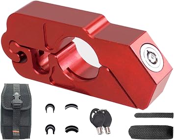 Motorcycle Throttle Lock - Heavy Duty Motorcycle Locks Anti Theft, Motorcycle Accessories for Moped Dirt Bike Scooter and ATV