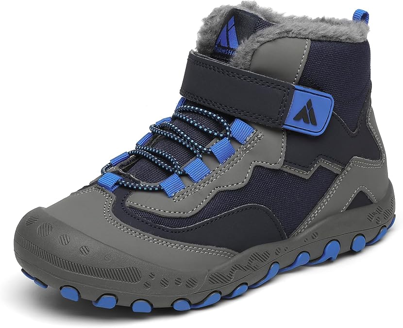 Mishansha Children's Winter Shoes Lined Winter Boots for Boys and Girls Children’s size 7 - Adult Size 5
