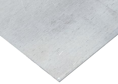 7075 Aluminum Sheet, Unpolished (Mill) Finish, T6 Temper, ASTM B209, AMS QQ-A 250-12, AMS 4045, 0.063" Thickness, 12" Width, 12" Length, OnlineMetals