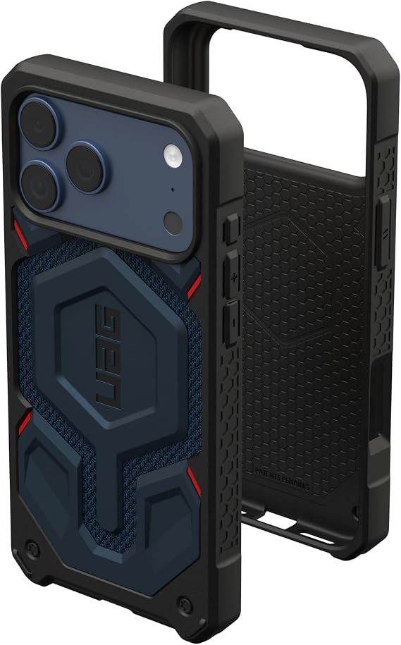 URBAN ARMOR GEAR UAG Designed for iPhone 17 Pro Max Case Monarch Pro - Compatible with MagSafe Military Grade Protective Cover, Kevlar Mallard