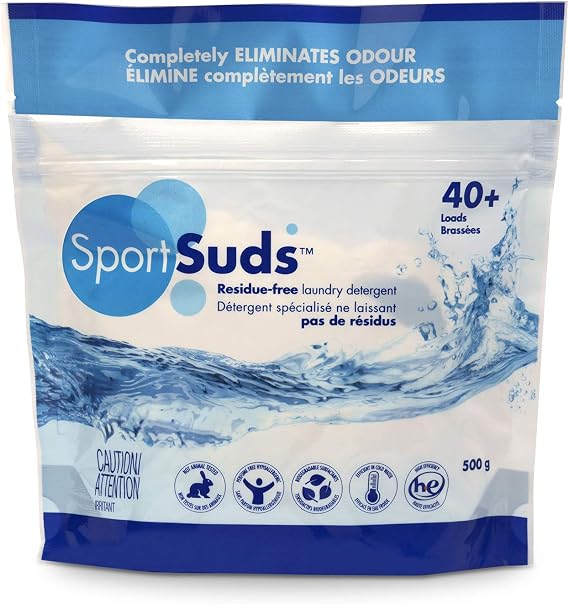 Sport Laundry Detergent, Odor Eliminator Technology, Laundry Soap for Workout Clothes and Everyday Use - Sport Suds 500grams