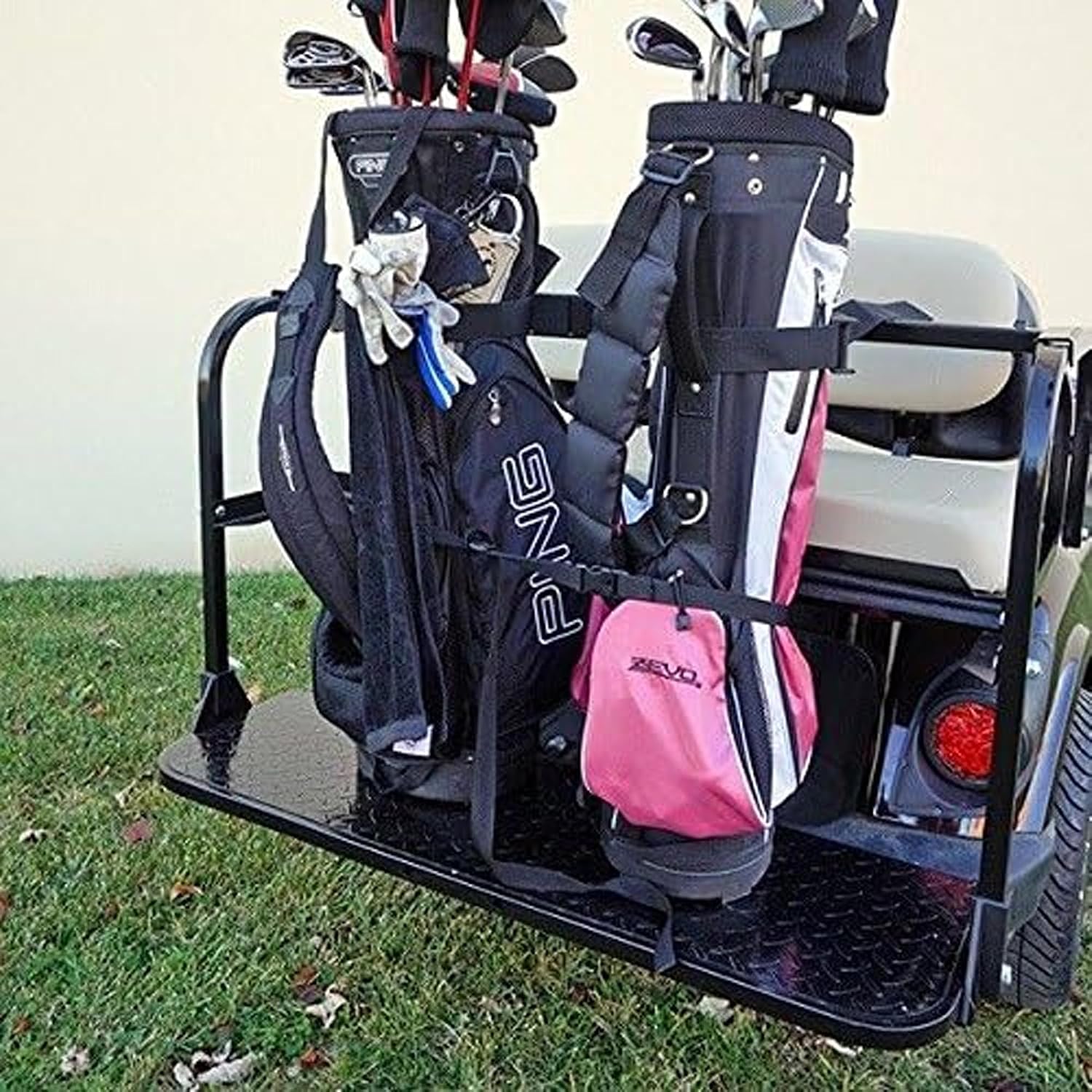 Golf Bag Attachment Golf Cart Bag Stand Attachment for Golf Cart Rear Seat